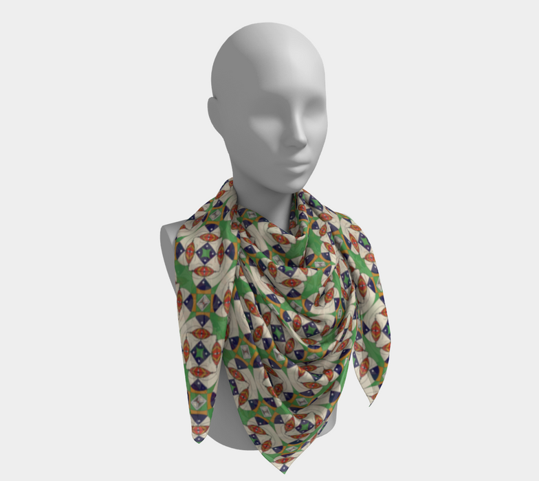 Umoja Square Silk Scarf