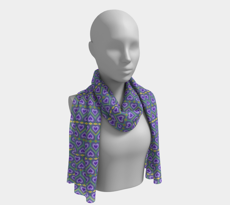 Lavender Love Silk Scarf