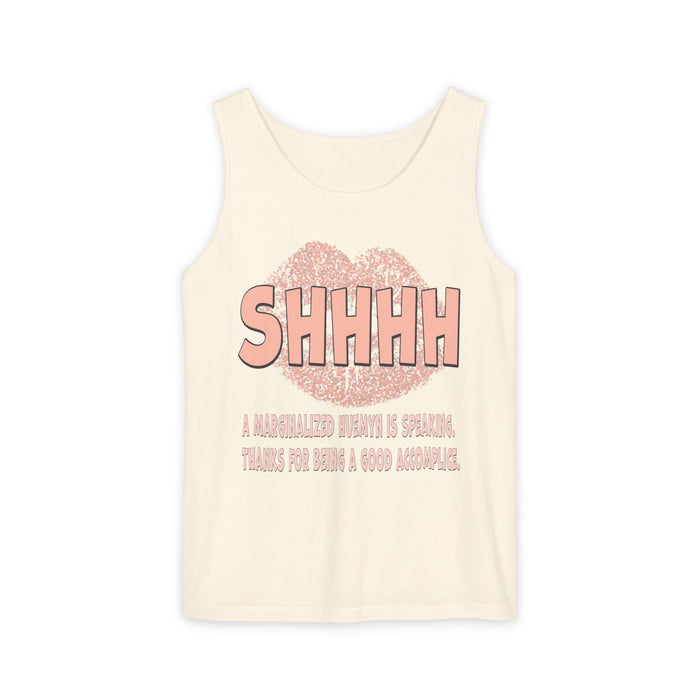 Shhhh Cotton Tank Top