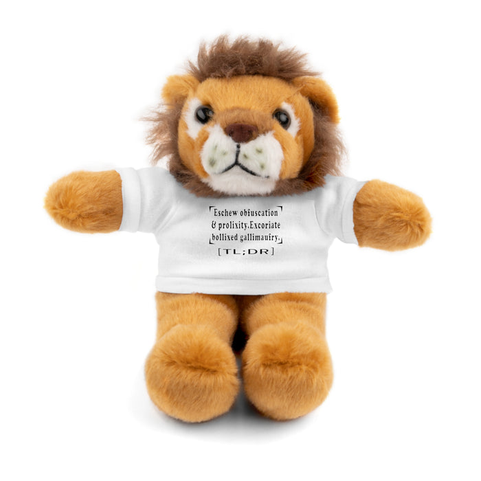 Eschew Obfuscation Stuffed Animal  - Small