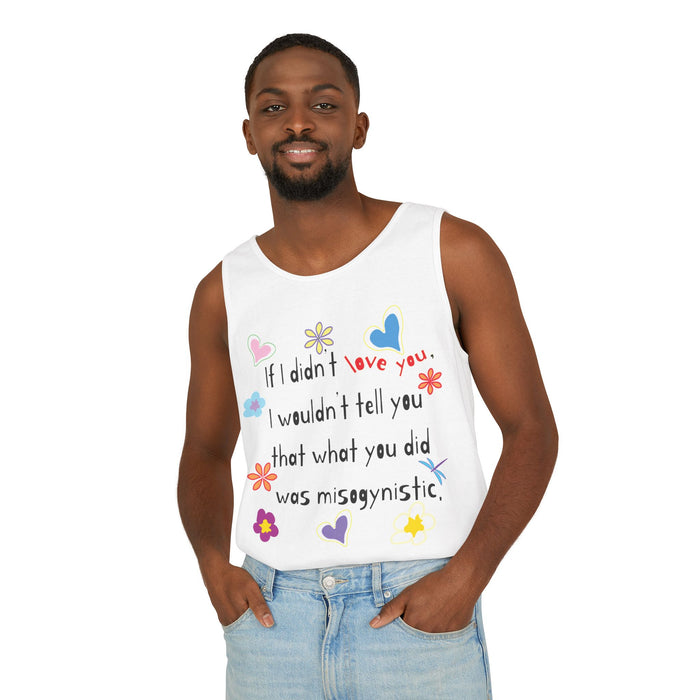 Love Wins (Anti-Misogyny) Cotton Tank Top