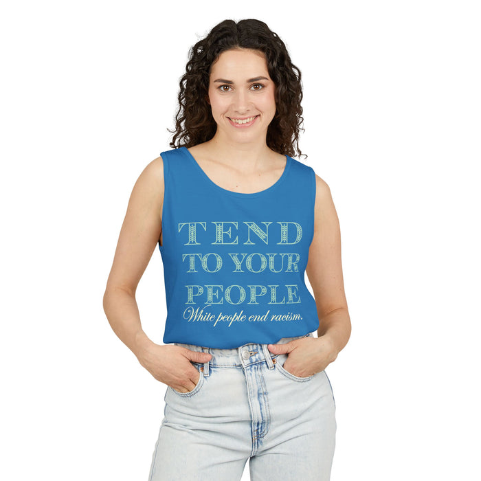 Tend To Your People Cotton Tank Top