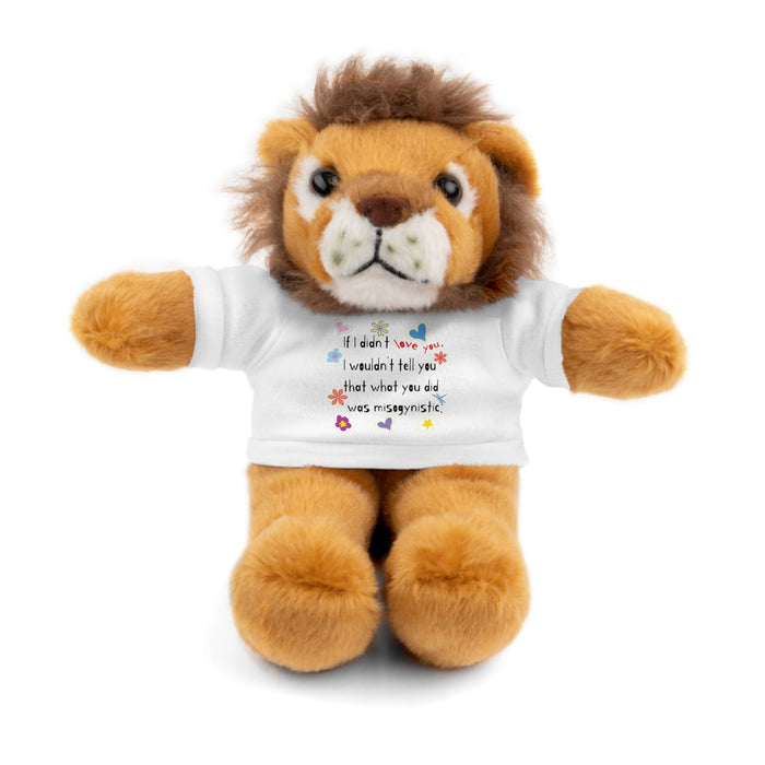 Love Wins (Anti-Misogyny) Stuffed Animal - Small