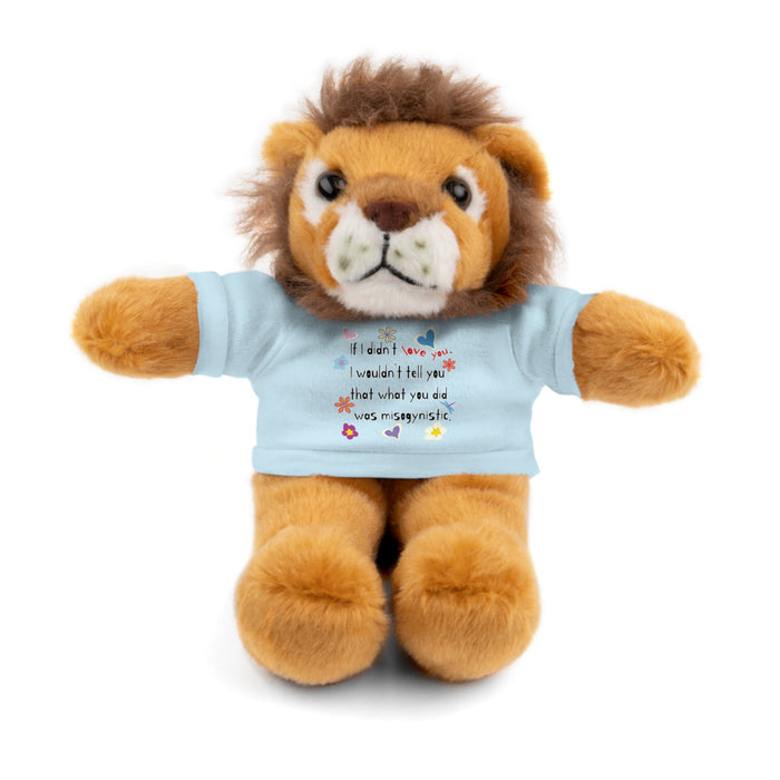 Love Wins (Anti-Misogyny) Stuffed Animal - Small