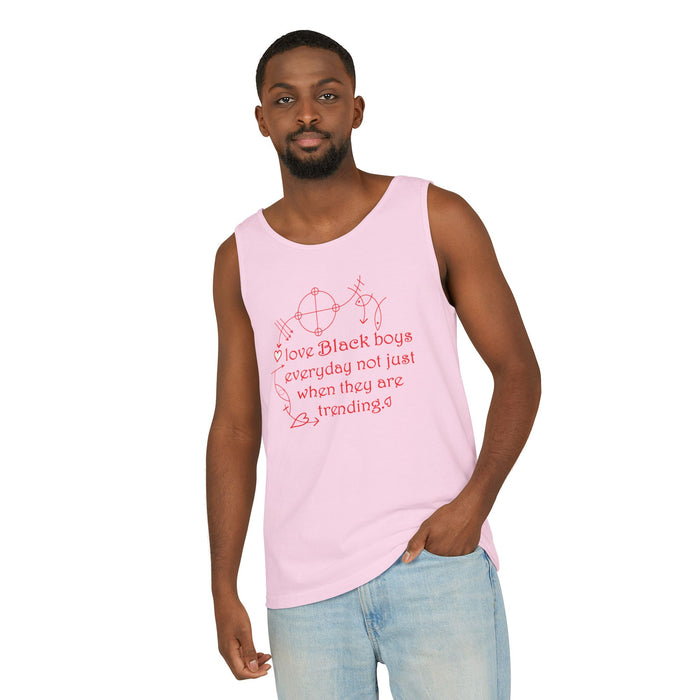 Love Black Boys Everyday... Cotton Tank Top