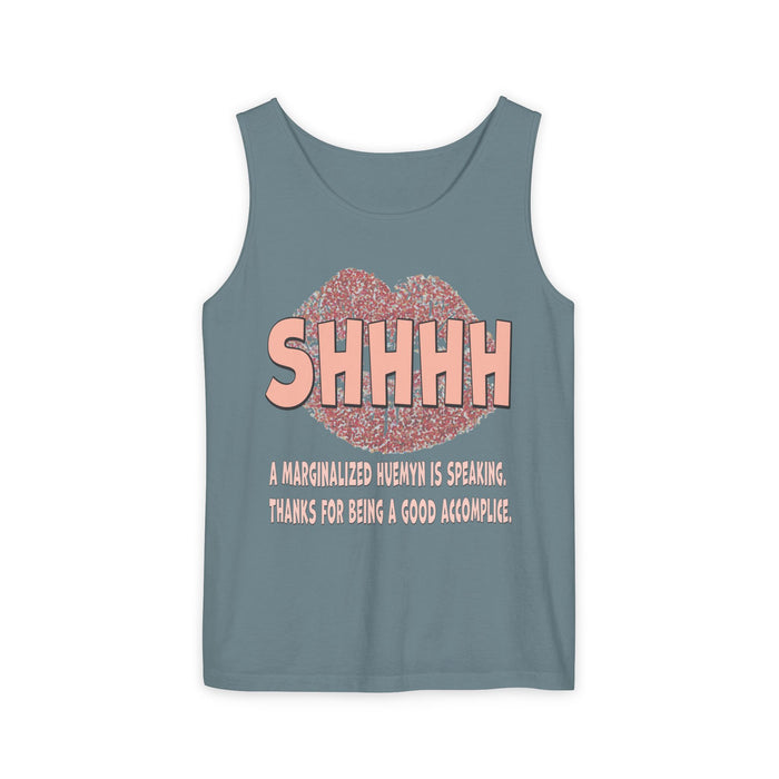 Shhhh Cotton Tank Top