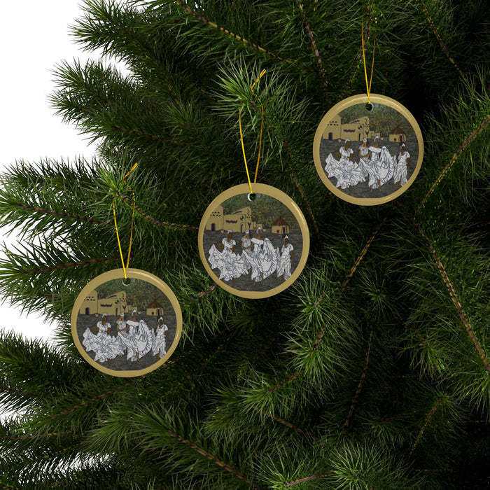 Celebration For Wombed Ones Ceramic Ornaments, 2-Side Print, (1pc, 3pcs, 5pcs, 10pcs)