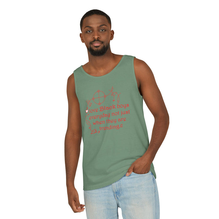 Love Black Boys Everyday... Cotton Tank Top