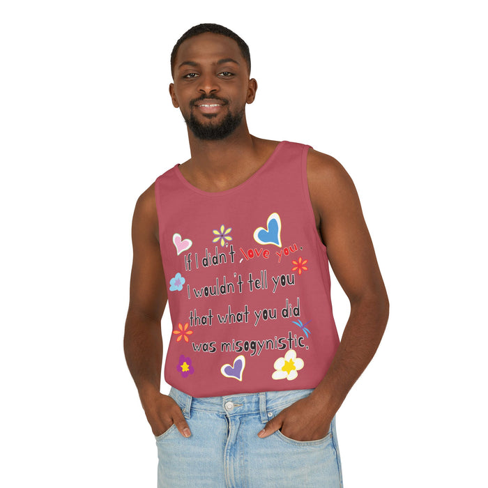 Love Wins (Anti-Misogyny) Cotton Tank Top