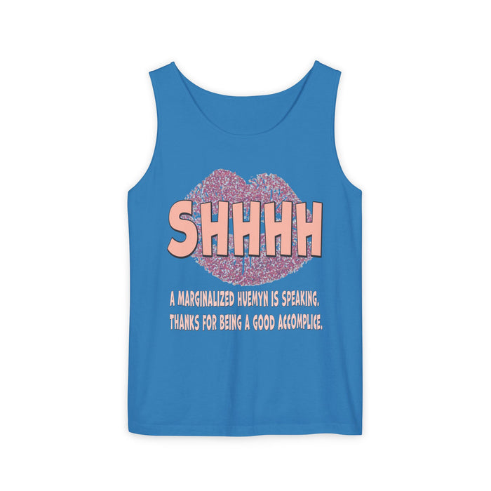 Shhhh Cotton Tank Top