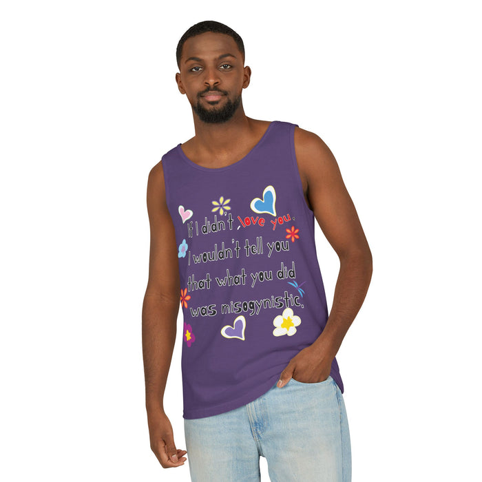 Love Wins (Anti-Misogyny) Cotton Tank Top