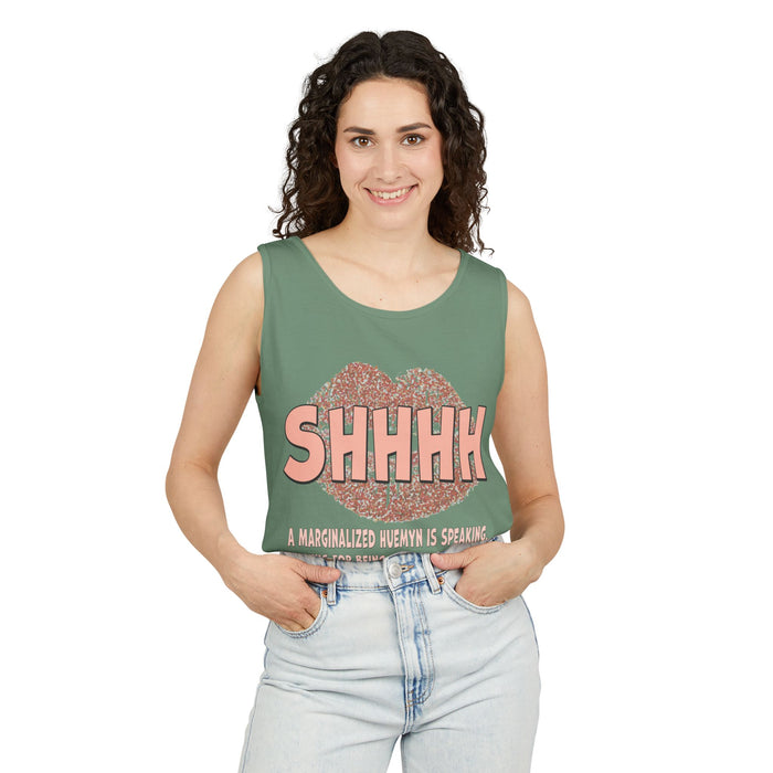 Shhhh Cotton Tank Top