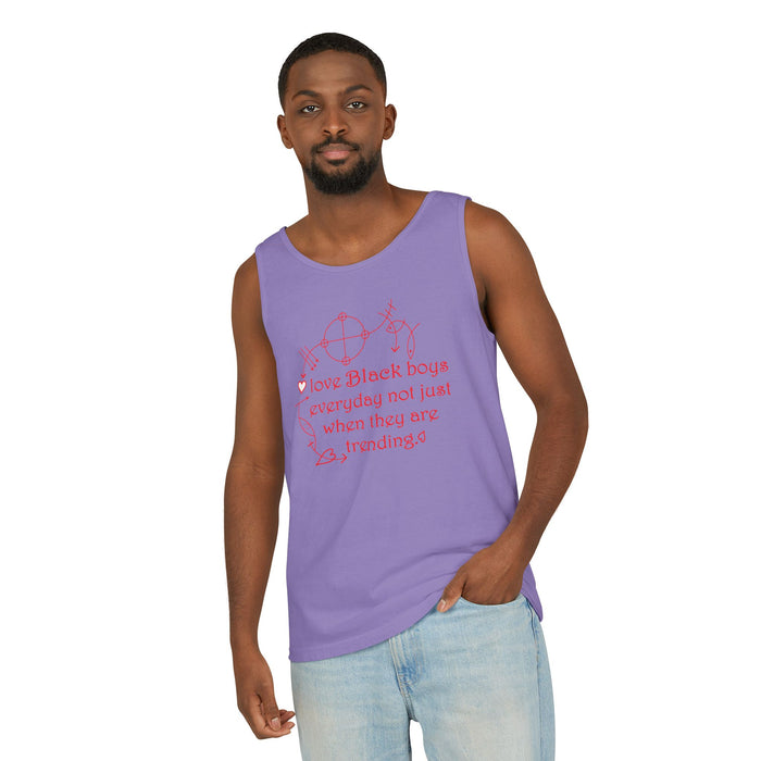 Love Black Boys Everyday... Cotton Tank Top