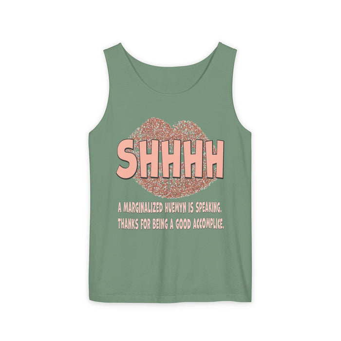 Shhhh Cotton Tank Top