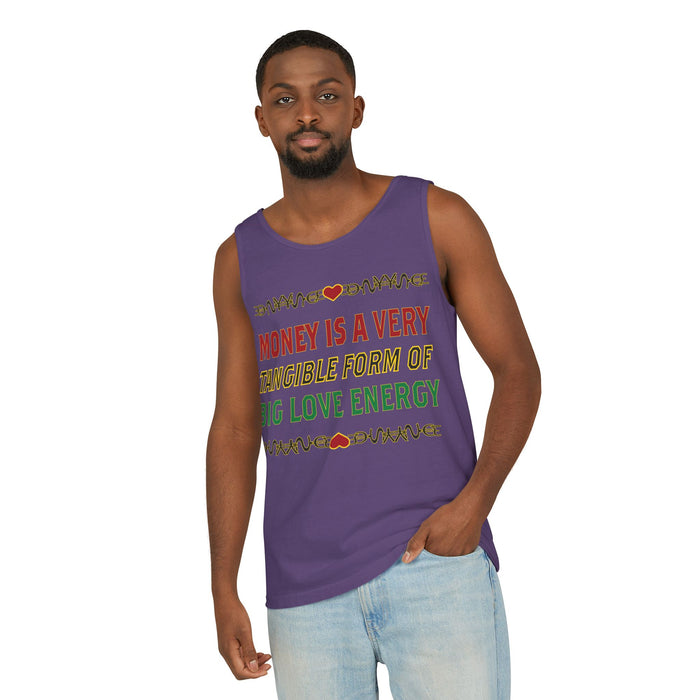 Money Is A Very Tangible Form Of Love Energy Cotton Tank Top