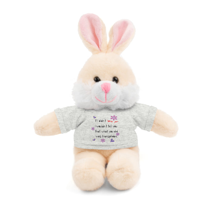 Love Wins (Anti-Transphobia) Stuffed Animal - Small