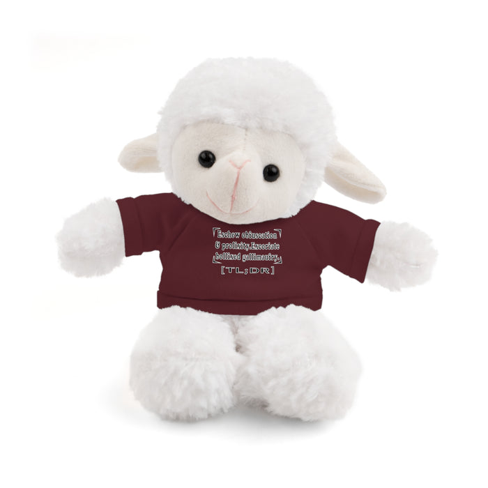 Eschew Obfuscation Stuffed Animal  - Small