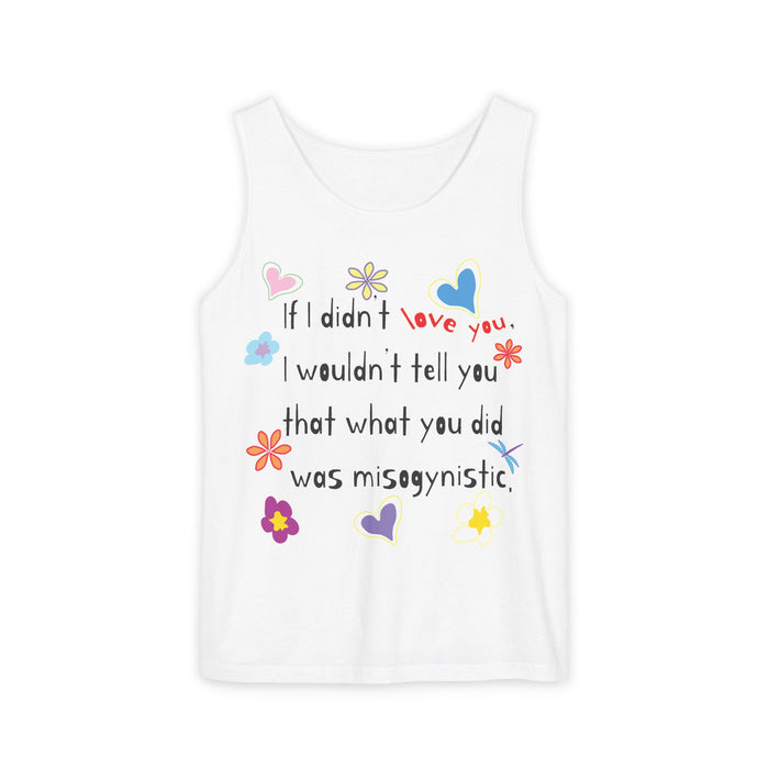 Love Wins (Anti-Misogyny) Cotton Tank Top