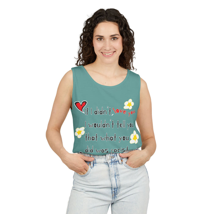 Love Wins (Anti-Racism) Cotton Tank Top