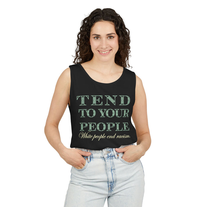 Tend To Your People Cotton Tank Top