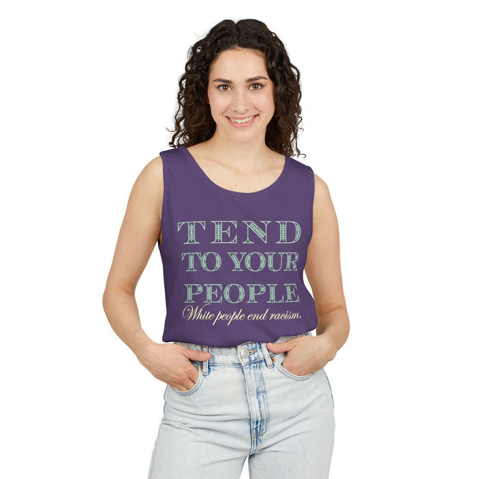 Tend To Your People Cotton Tank Top