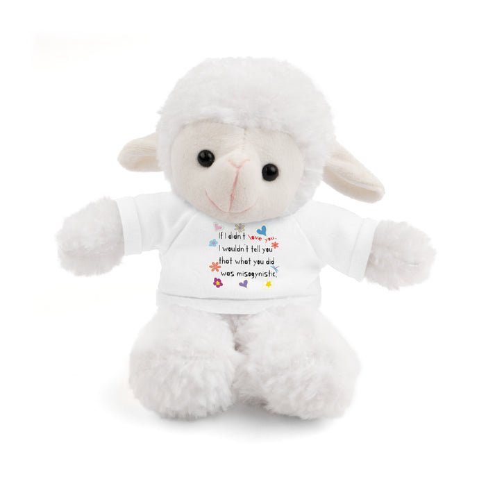 Love Wins (Anti-Misogyny) Stuffed Animal - Small