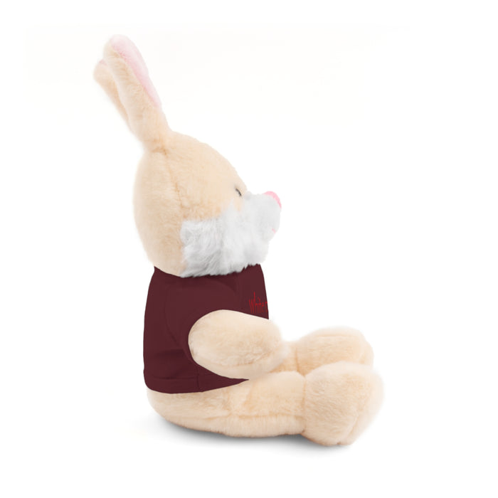 White People End Racism Stuffed Animal - Small