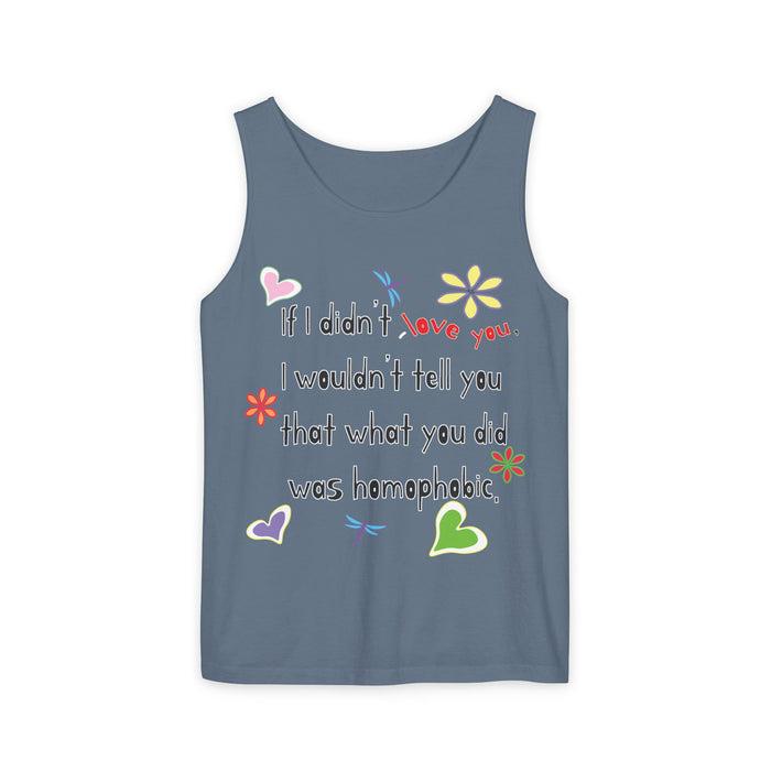 Love Wins (Anti-Homophobia) Cotton Tank Top