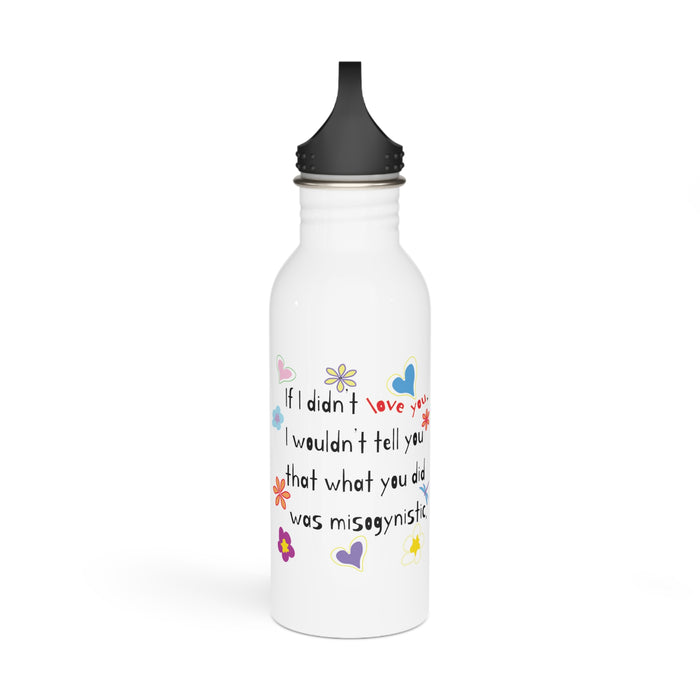 Love Wins | Anti- Misogyny Stainless Steel Water Bottle