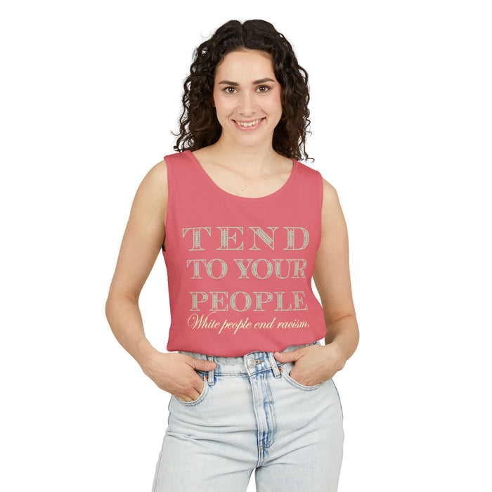 Tend To Your People Cotton Tank Top