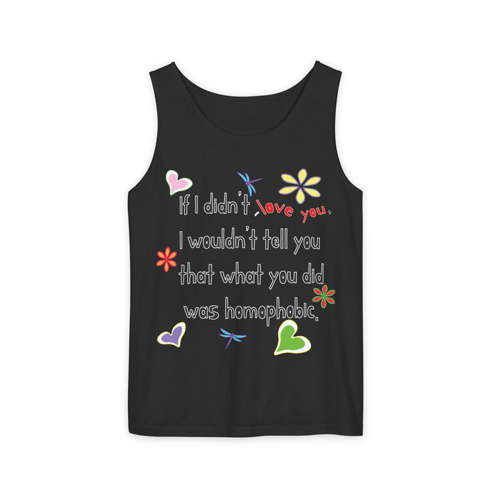 Love Wins (Anti-Homophobia) Cotton Tank Top