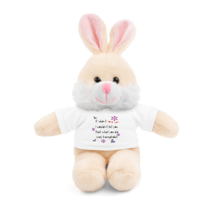 Love Wins (Anti-Transphobia) Stuffed Animal - Small