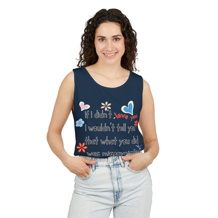 Love Wins (Anti-Misogyny) Cotton Tank Top