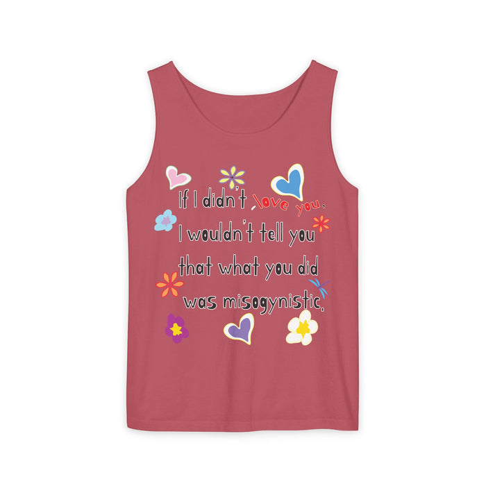 Love Wins (Anti-Misogyny) Cotton Tank Top