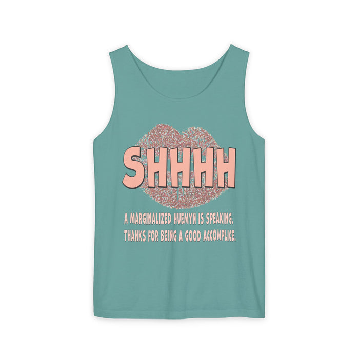 Shhhh Cotton Tank Top