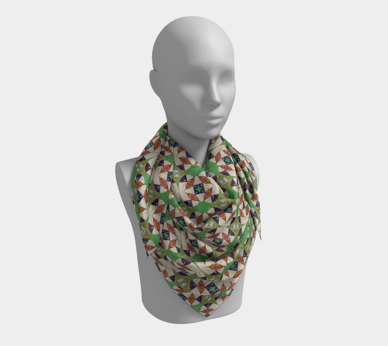 Umoja Square Silk Scarf