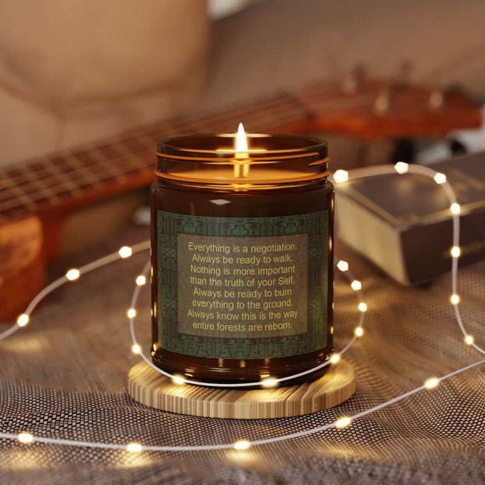 Everything is a negotiation Soy Candle (Multi-Size, Amber Jar)