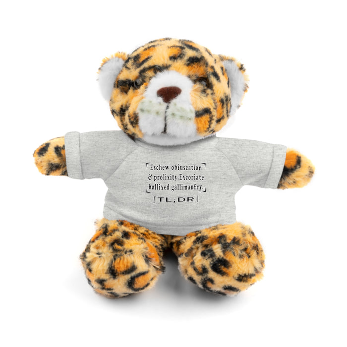 Eschew Obfuscation Stuffed Animal  - Small