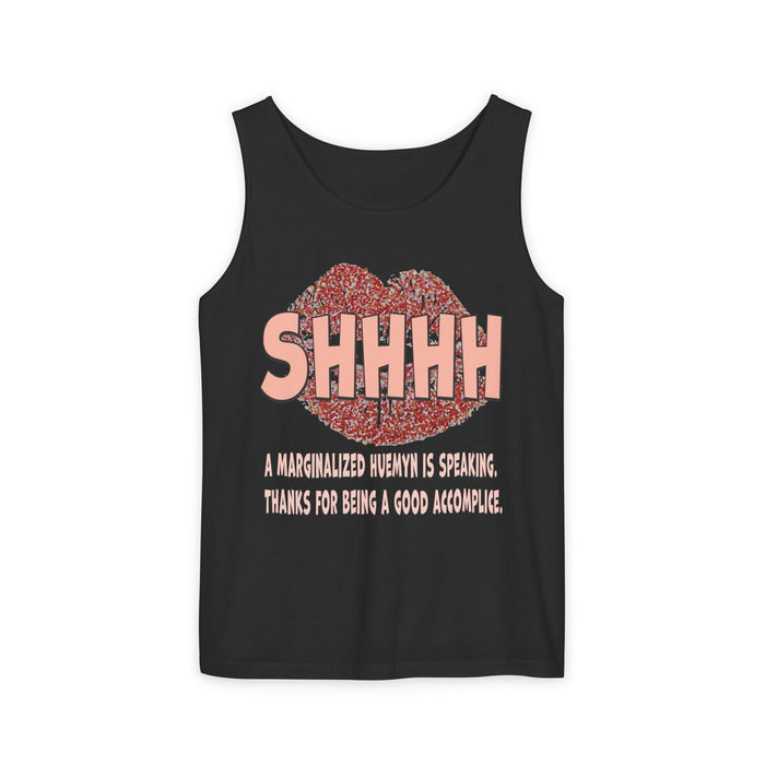 Shhhh Cotton Tank Top