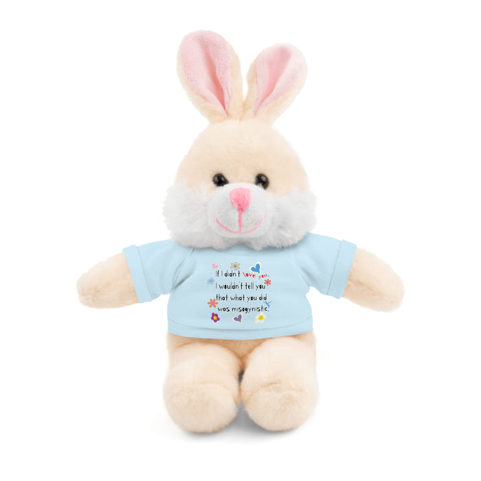 Love Wins (Anti-Misogyny) Stuffed Animal - Small