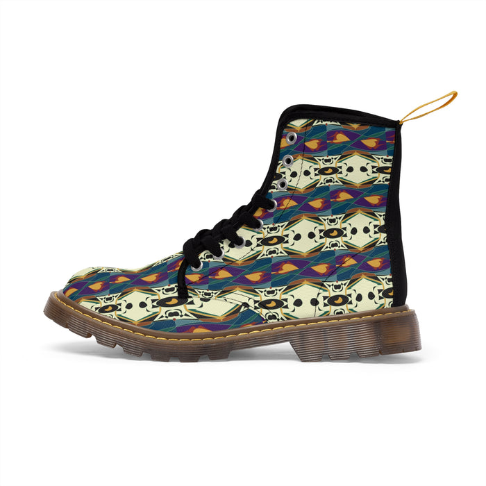 Spider Granma's Love Village Canvas Boots