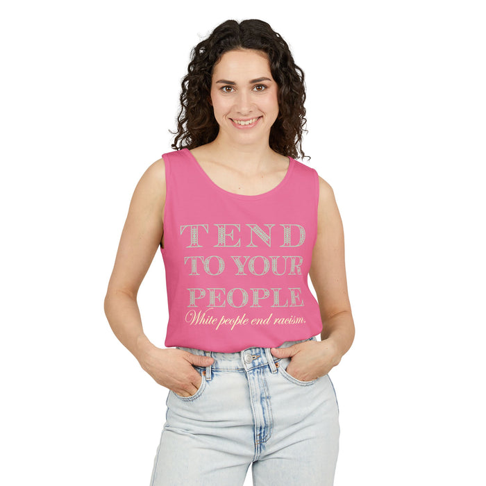 Tend To Your People Cotton Tank Top