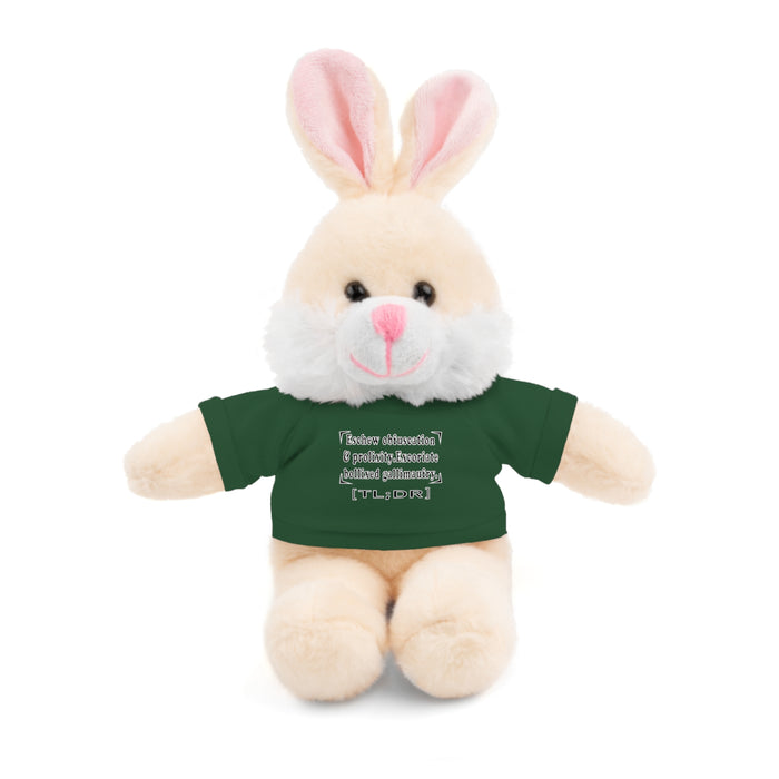 Eschew Obfuscation Stuffed Animal  - Small