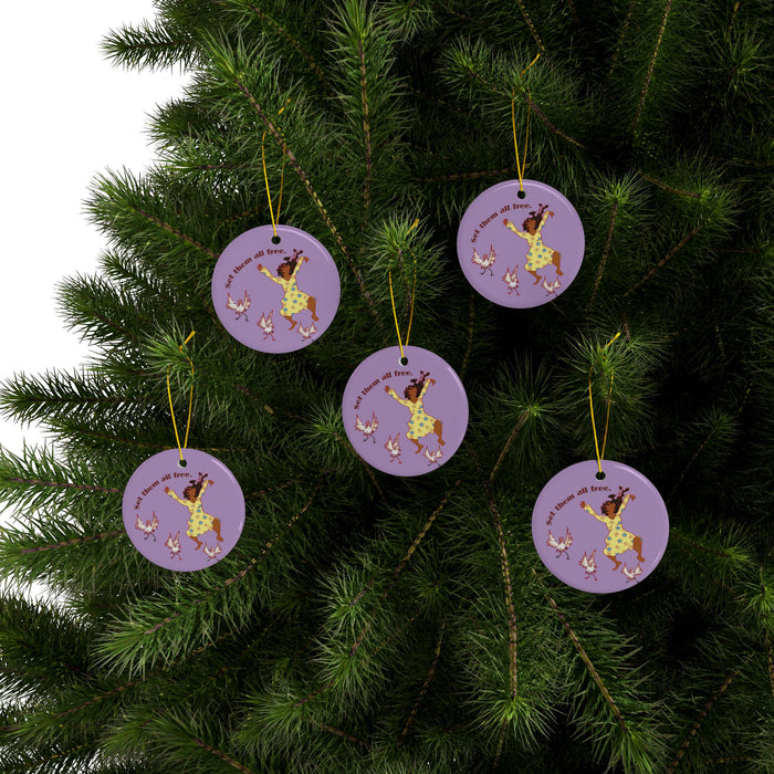 Set Em All Free Ceramic Ornaments (1,3,5,10 Pc sets)