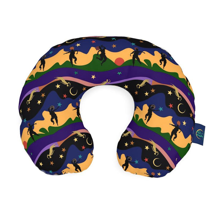 Autumn Dancers Travel Pillow