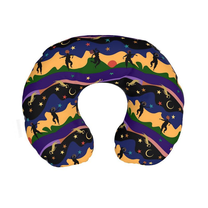 Autumn Dancers Travel Pillow