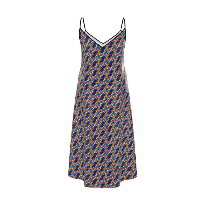 Nana's Strands Silk Slip Dress