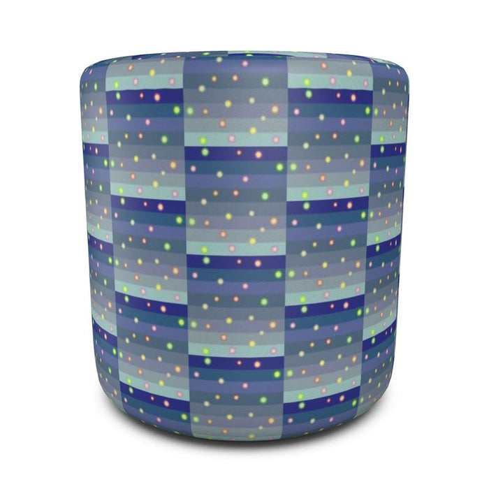 Winter Star Basket Pouffe