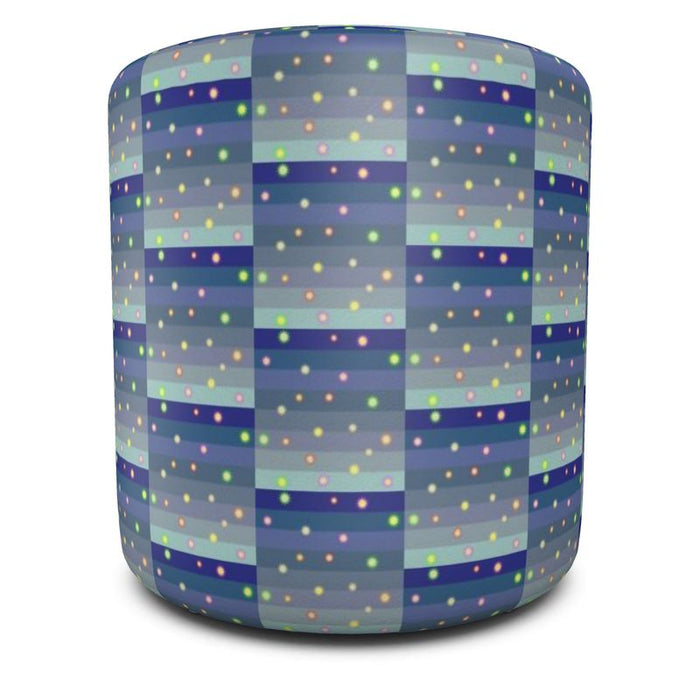 Winter Star Basket Pouffe