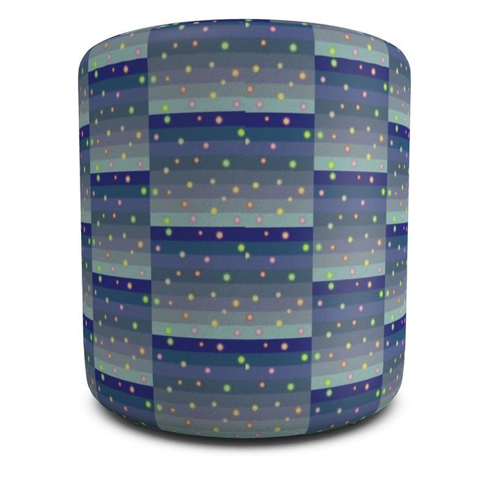 Winter Star Basket Pouffe